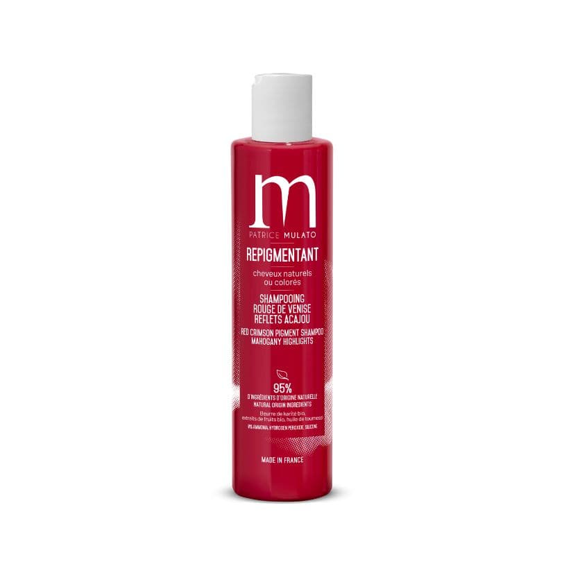 SHAMPOING REPIGMENTANT REFLETS ACAJOU AUBURN - 200 ML PATRICE MULATO