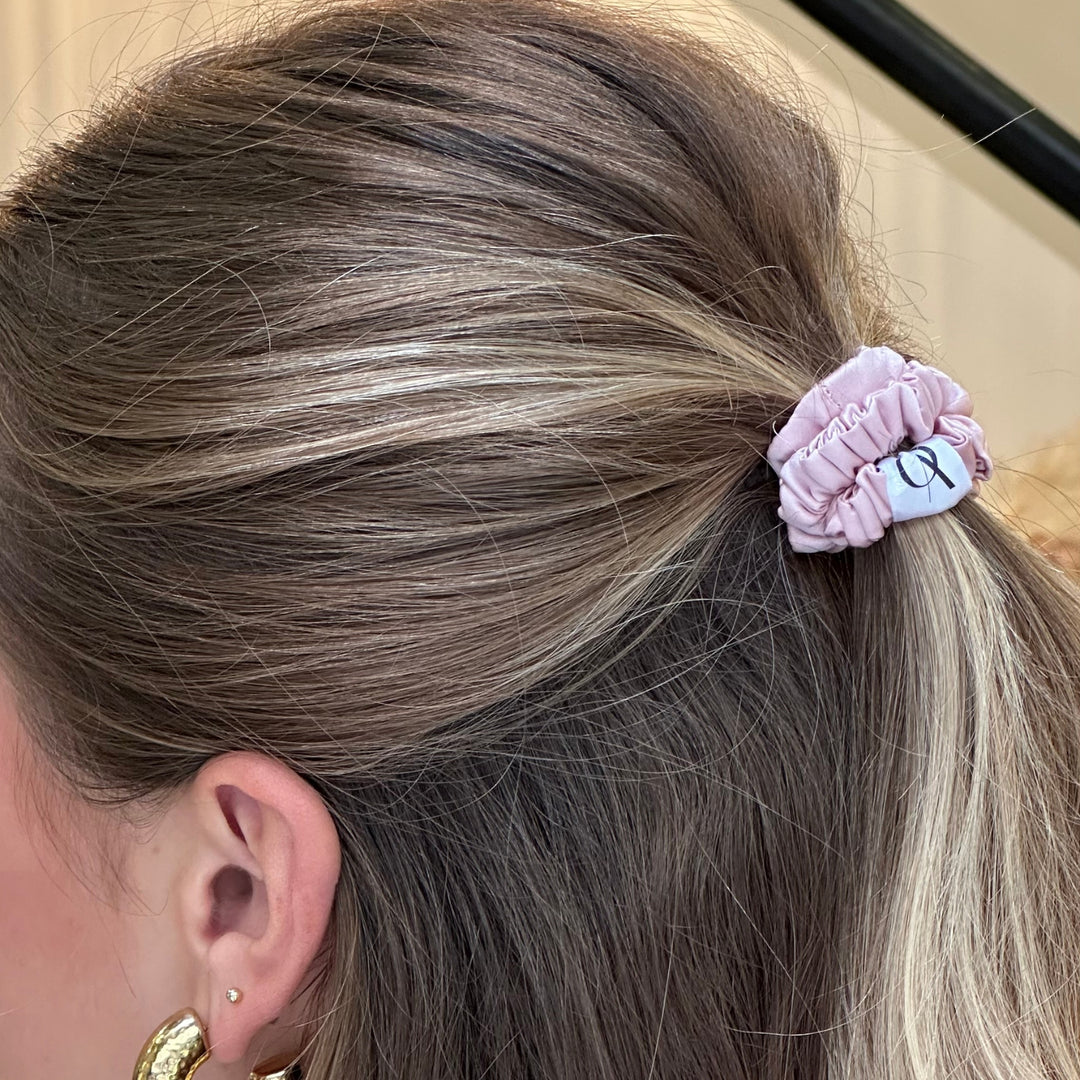 "OCEANE AVAKIAN" silk scrunchie